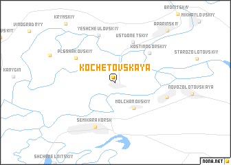 map of Kochetovskaya