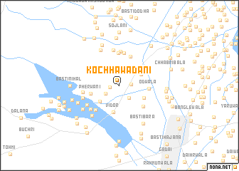 map of Kochha Wadāni