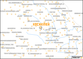 map of Kochkīneh