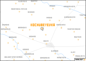 map of Kochubeyevka