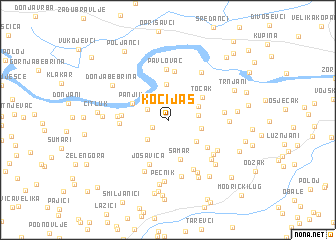 map of Kočijaš