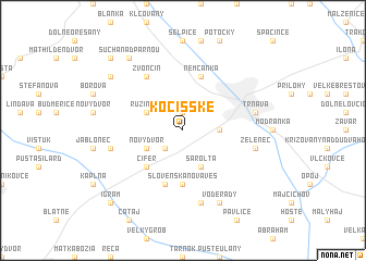 map of Kočišské