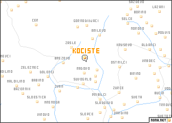 map of Kočište