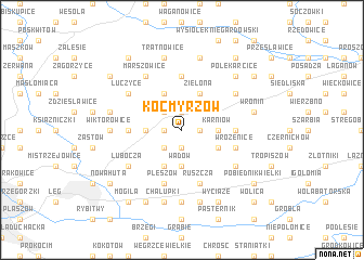 map of Kocmyrzów