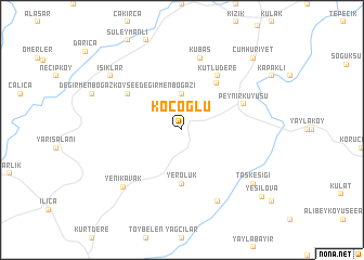map of Koçoğlu