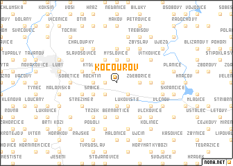 map of Kocourov