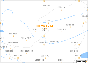 map of Koçyatağı