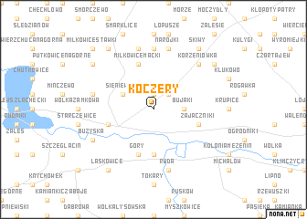 map of Koczery