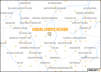map of Kodaliparichchan
