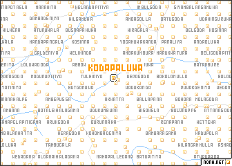 map of Kodapaluwa