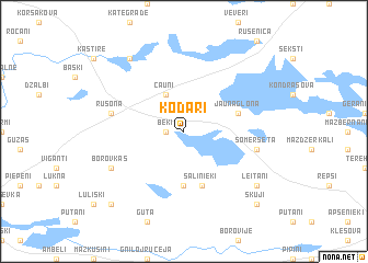 map of Kodari