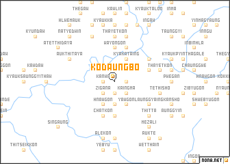 map of Kodaungbo