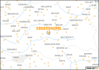 map of Kodër-Shupal