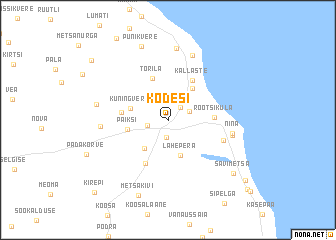 map of Kõdesi