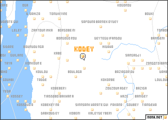 map of Kodey