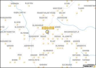 map of Kodina