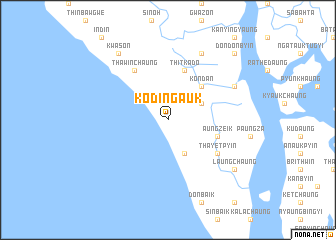 map of Kodingauk