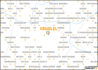 map of Kodiolel