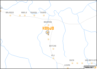 map of Kodjo