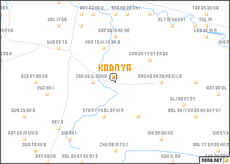 map of Kodnya