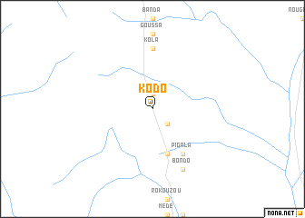 map of Kodo