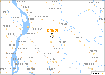 map of Kodri