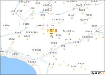 map of Kõdu