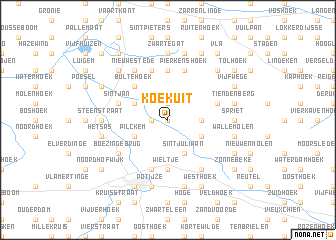 map of Koekuit