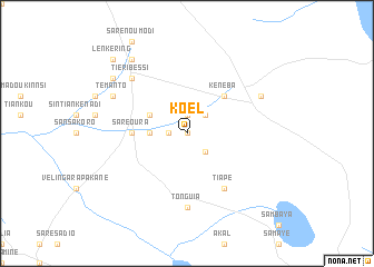 map of Koèl