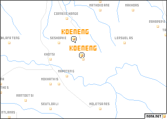 map of Koeneng