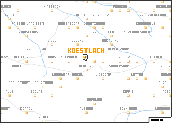 map of Koestlach