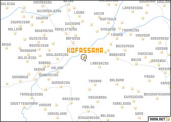 map of Kofassama