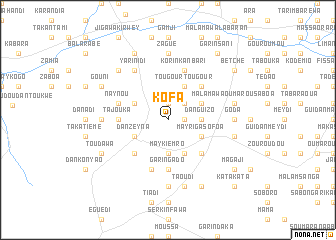 map of Kofa