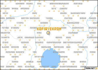 map of Kofiayekrom