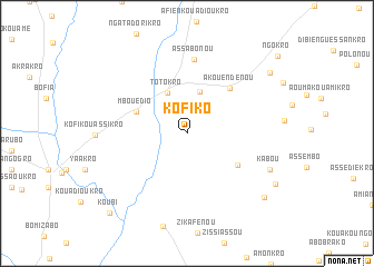 map of Kofiko