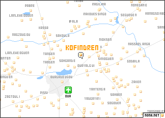 map of Kofindren