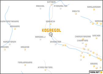 map of Kogae-gol