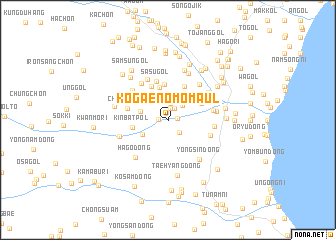 map of Kogaenŏmŏ-maŭl