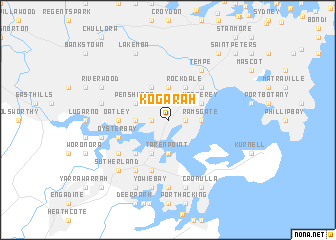 map of Kogarah
