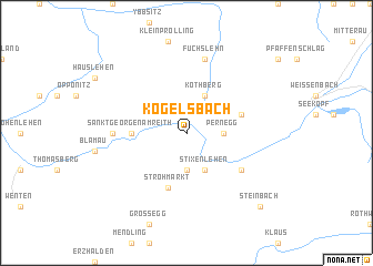 map of Kogelsbach