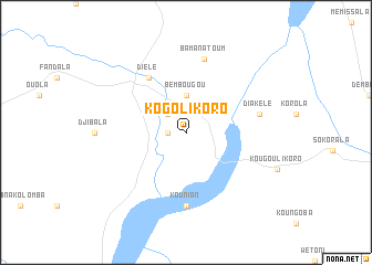 map of Kogolikoro