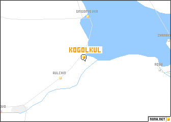 map of Kogolʼ-Kulʼ