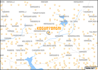 map of Kogunyŏng-ni