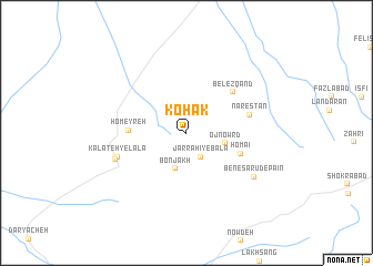 map of Kohak