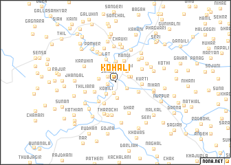 map of Kohāli