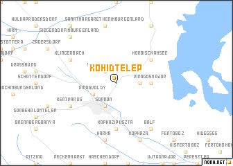 map of Kőhídtelep