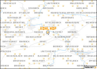 map of Kohlhof