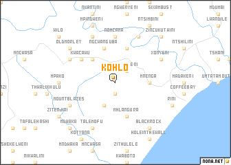 map of Kohlo