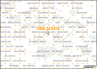 map of Kohlscheid