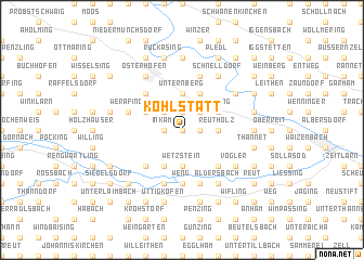 map of Kohlstatt